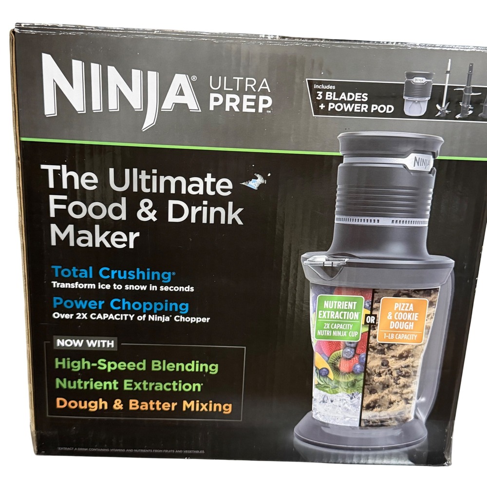 Ninja Ultra Prep PS101 Food Drink Maker Blender Processor 700W 48oz Open box